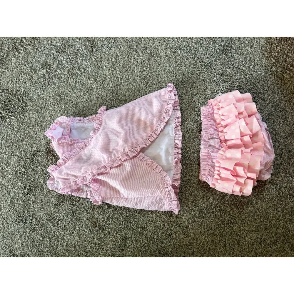Mud Pie Baby girls 12-18 month 1 Cupcake ruffle outfit